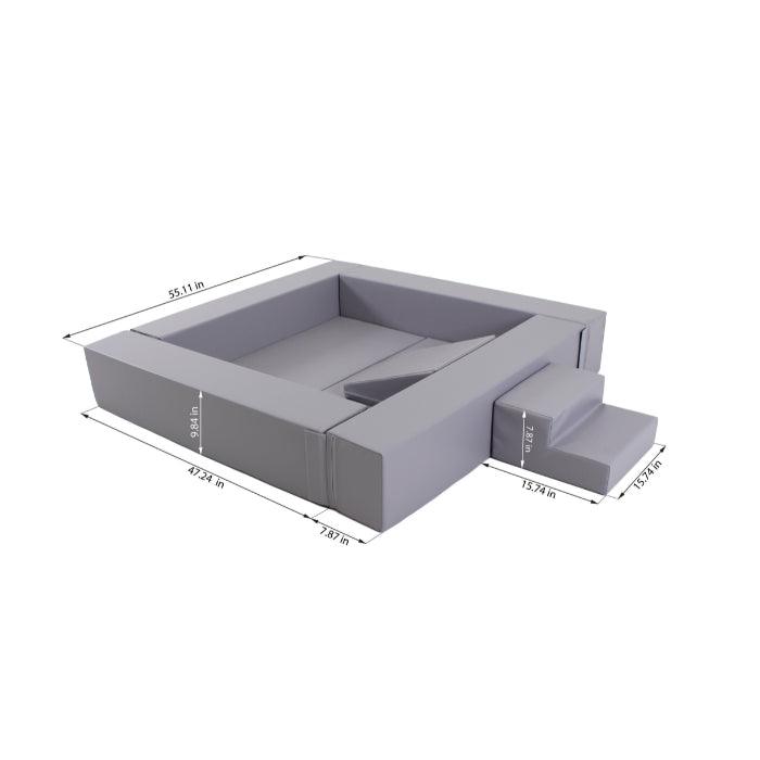 IGLU's grey ball pit measurements
