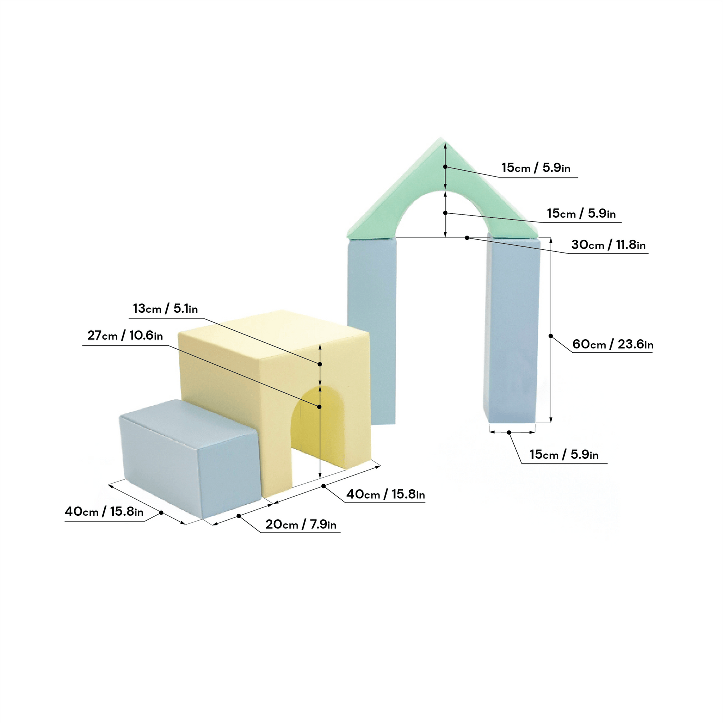 Daudzfunkcionāls Soft Play komplekts - Challenger