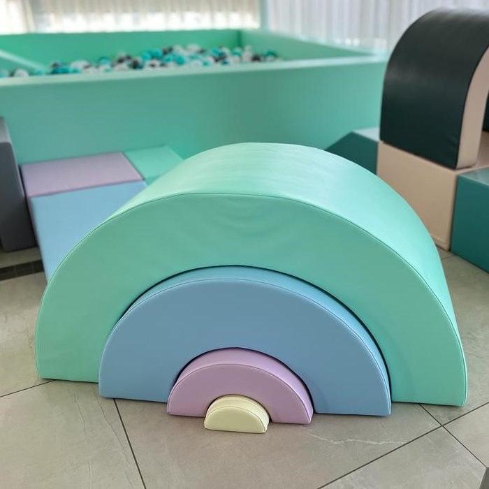 Montessori mīksto rotaļu komplekts - Varavīksne
