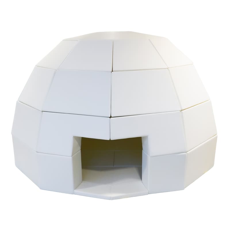 Mīksto rotaļu komplekts - IGLU māja