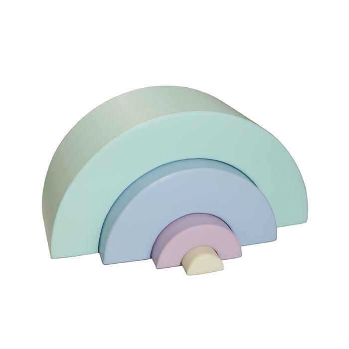 Rainbow soft play foam set