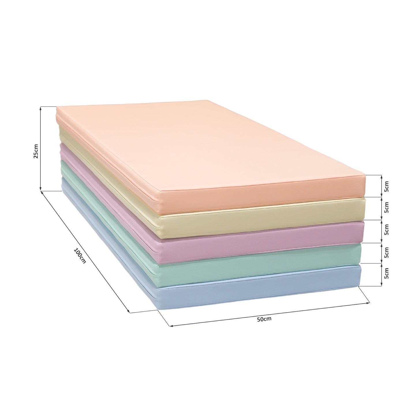 Drošs un ērts matraču komplekts - 5 gab.