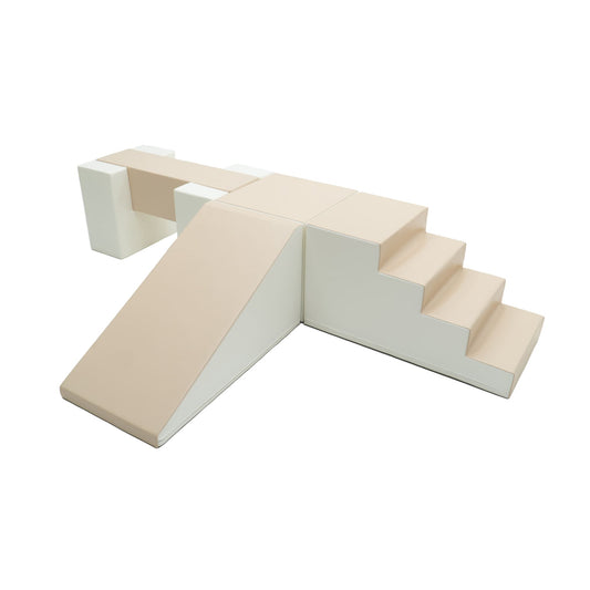 Mega Fun Slider x Balance Bridge x Mega Cube Bundle (beige/white)