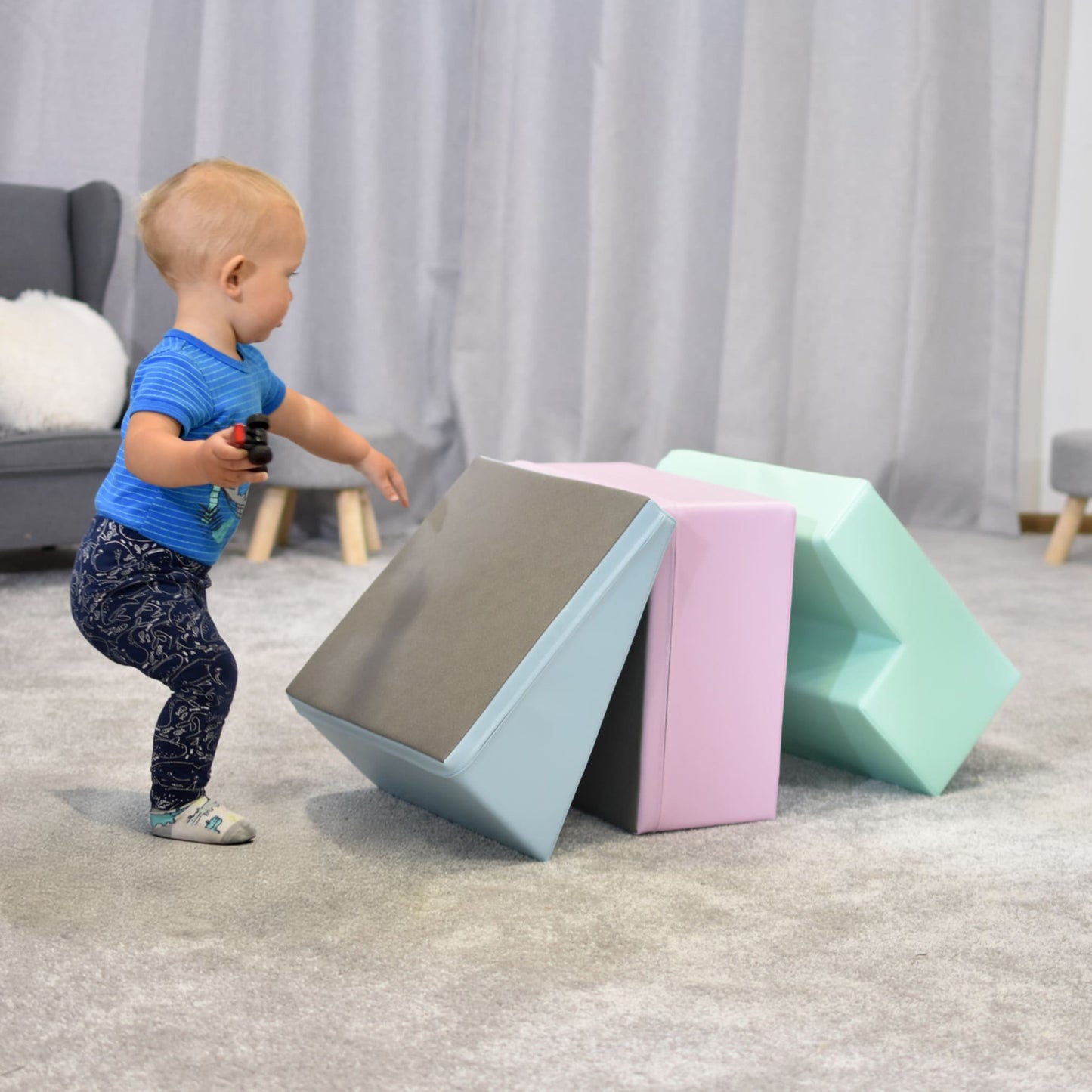 Soft Play Foam Block Set - Mini Climbie