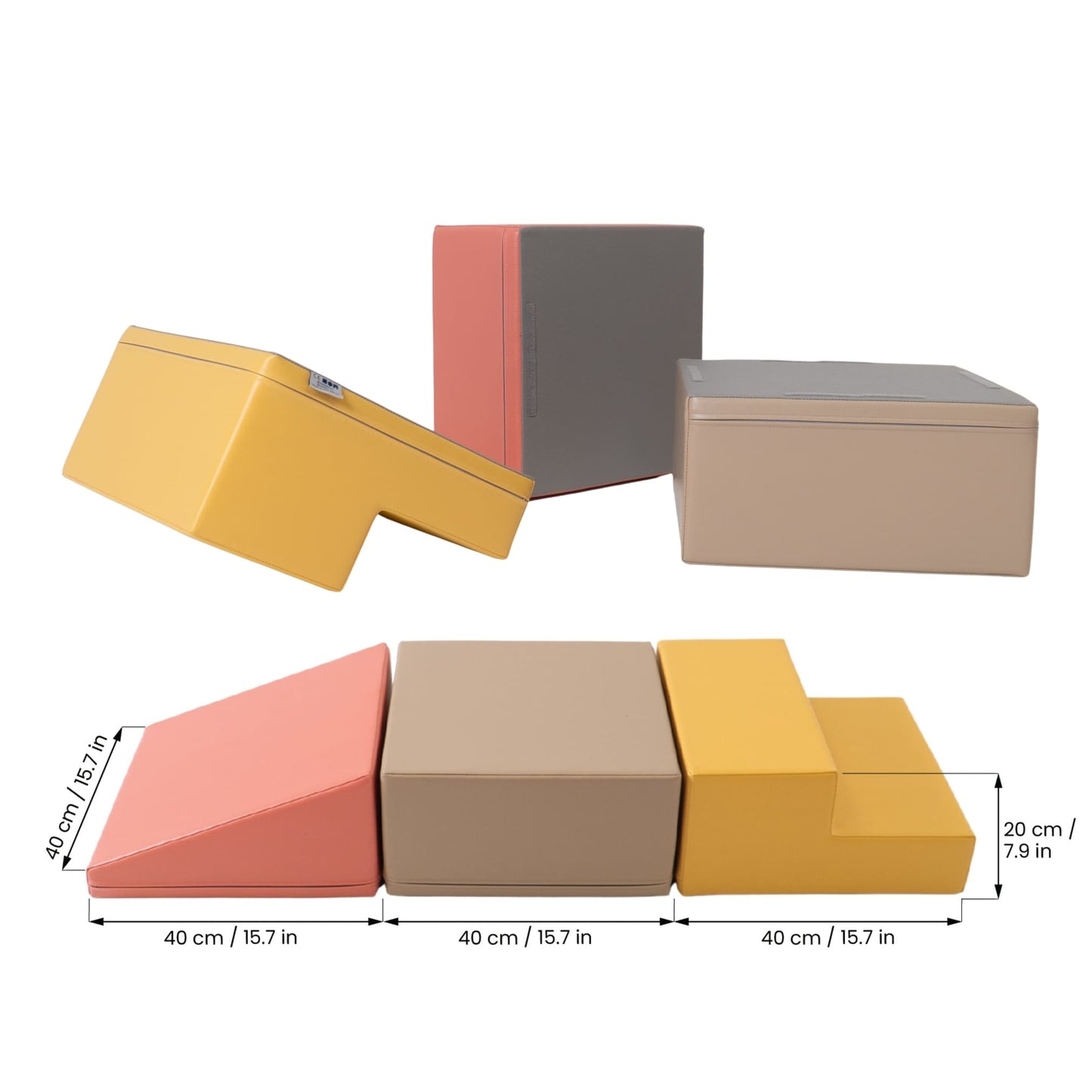 Soft Play Foam Block Set - Mini Climbie