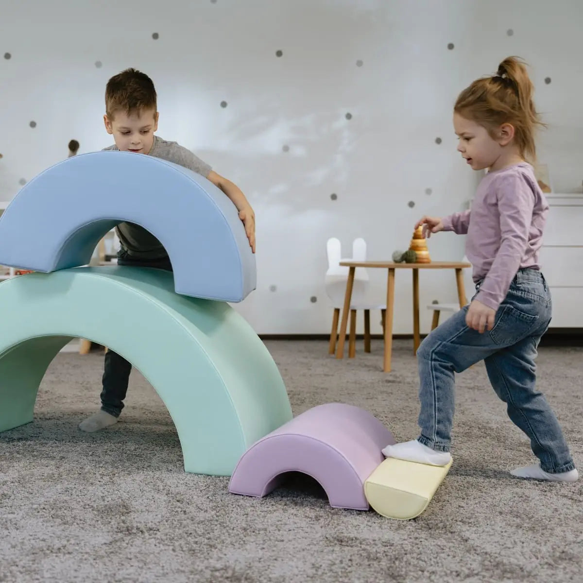 Montessori Soft Play komplekts - Varavīksne
