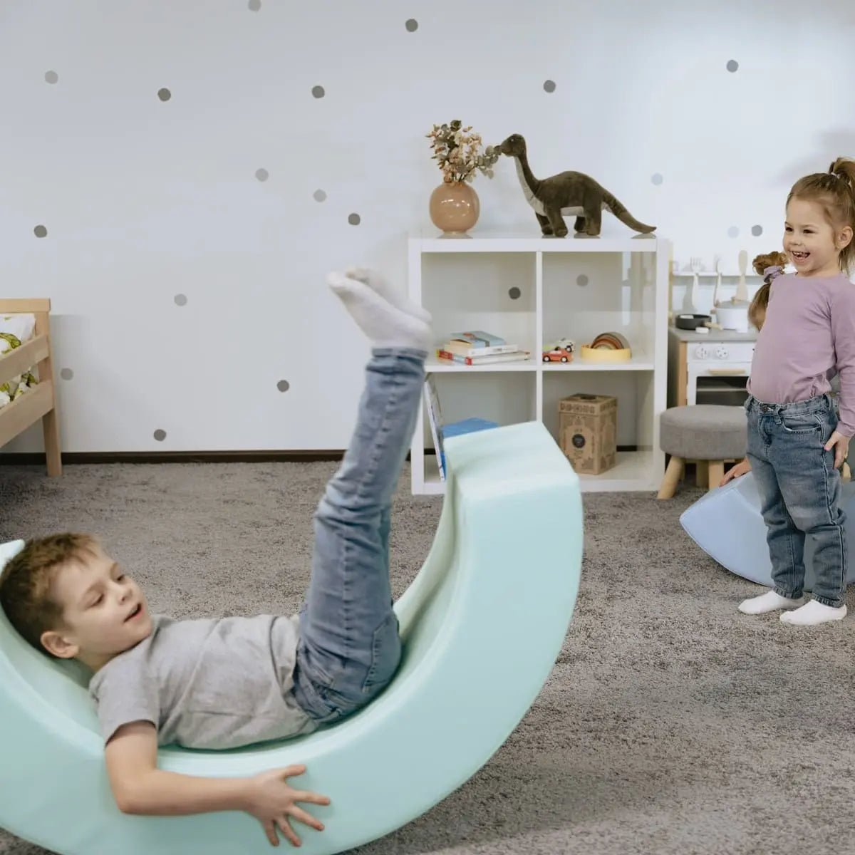 Montessori mīksto rotaļu komplekts - Varavīksne