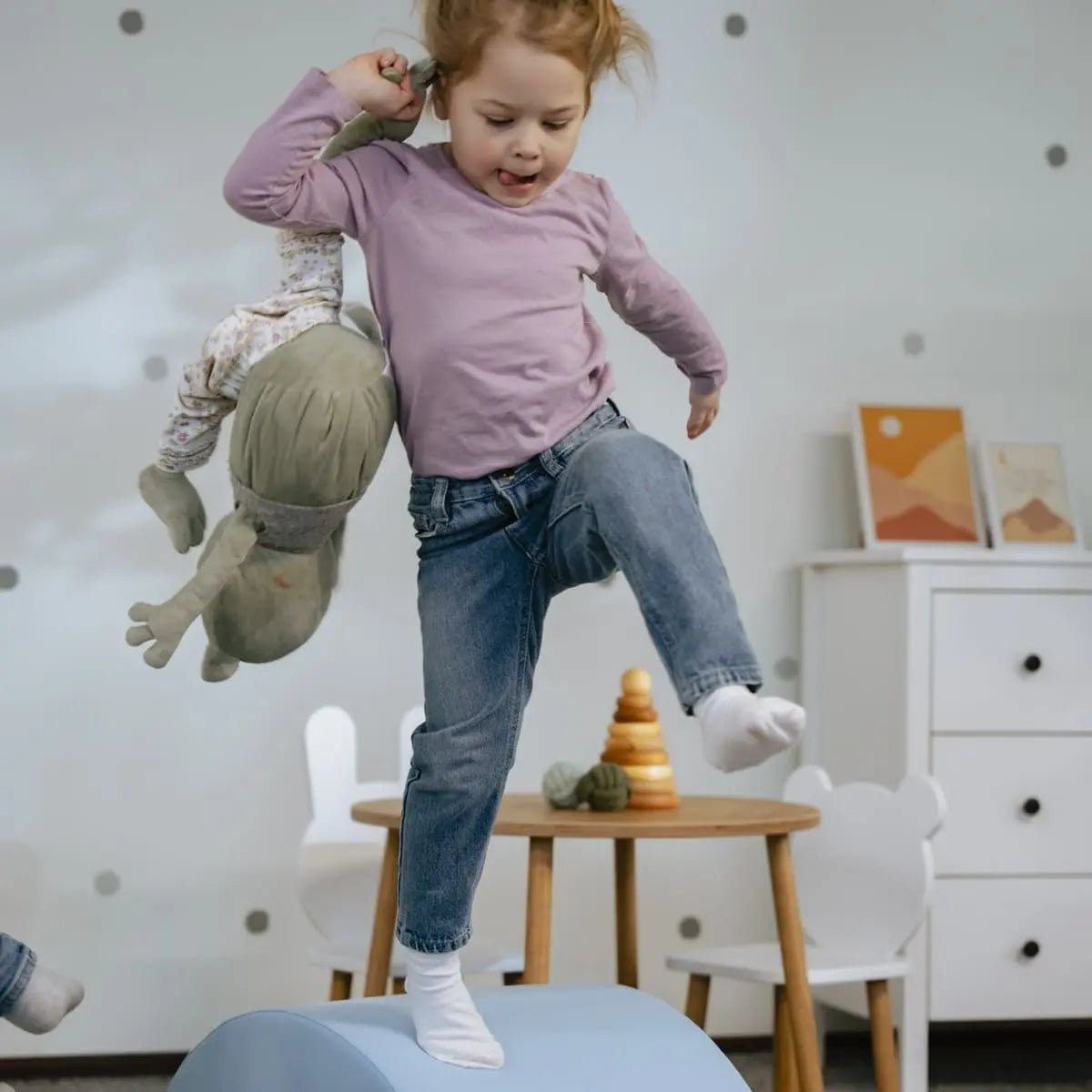 Montessori mīksto rotaļu komplekts - Varavīksne