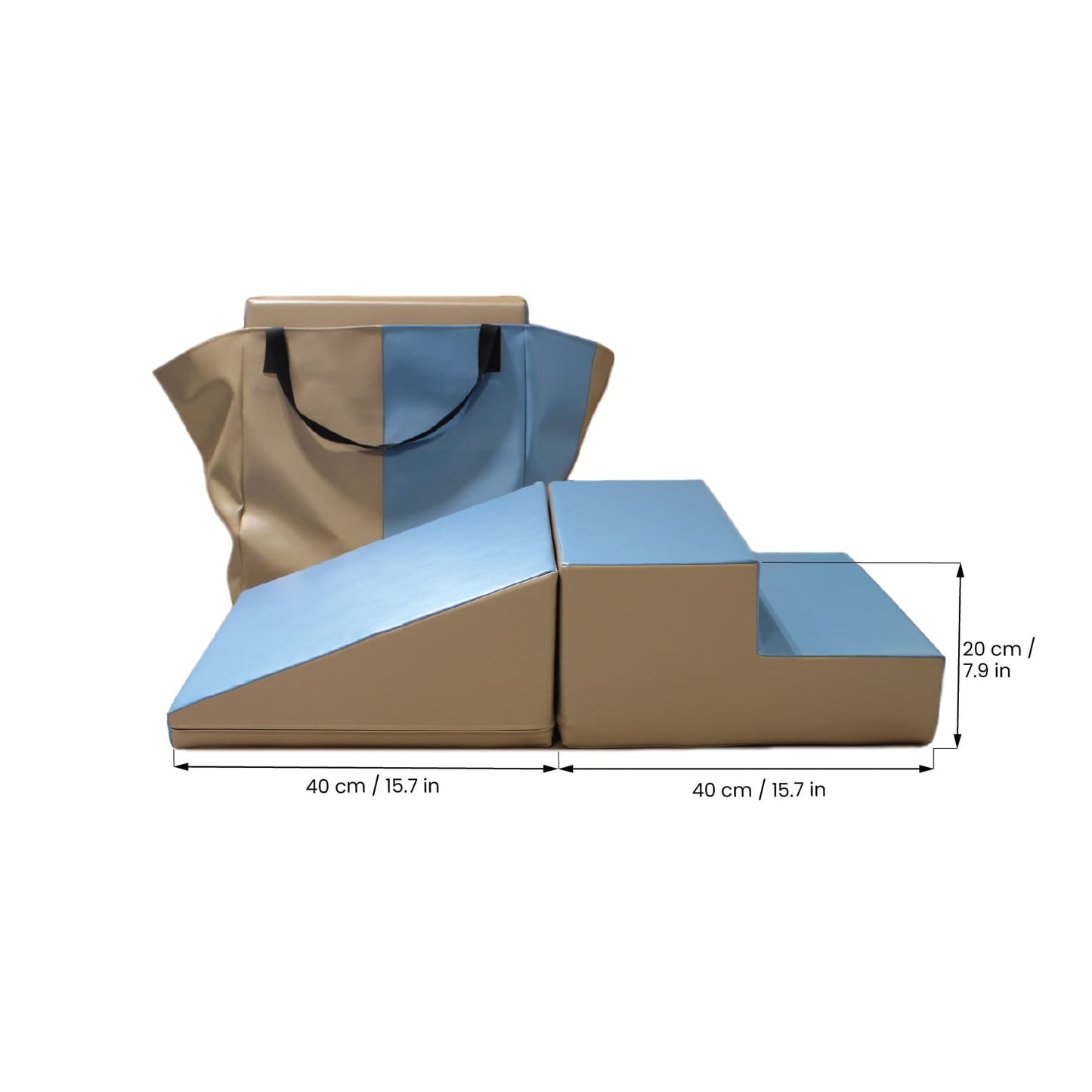Soft Play Step and Slide Set - Fun Slider with Bag