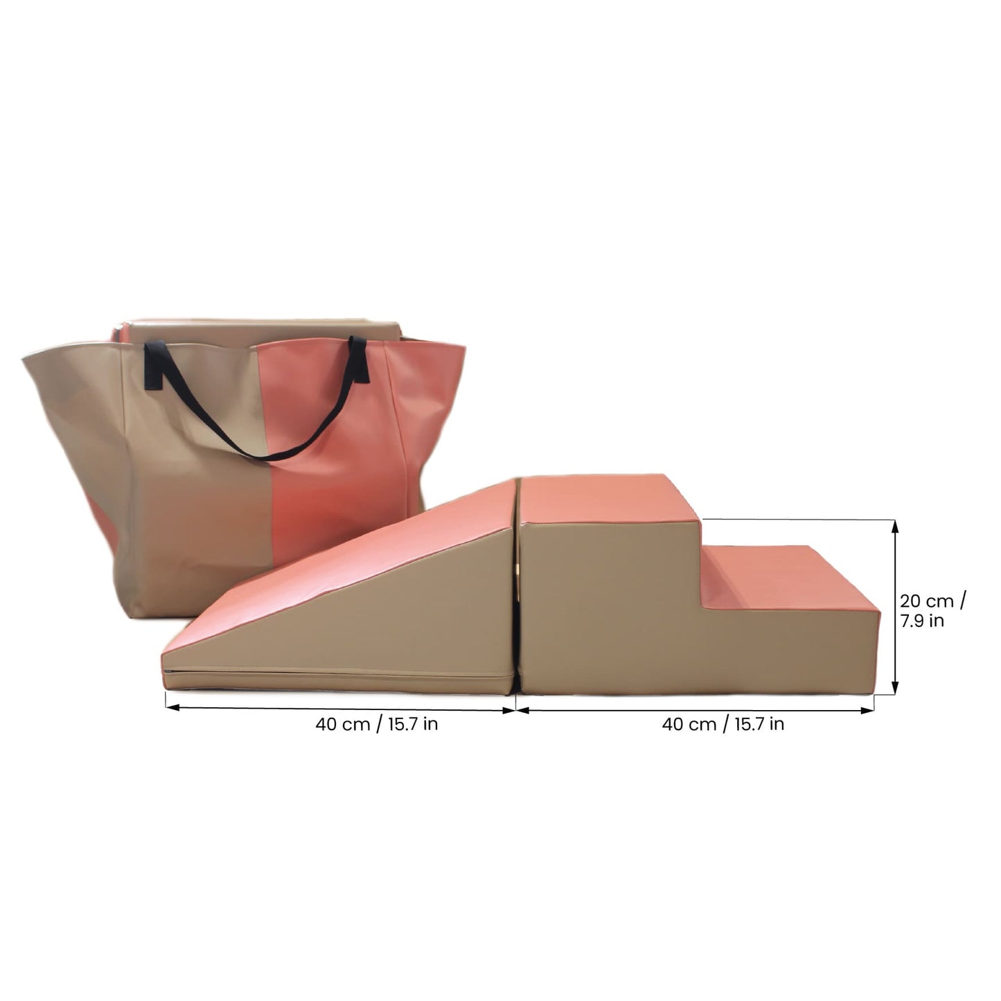 Soft Play Step and Slide Set - Fun Slider with Bag