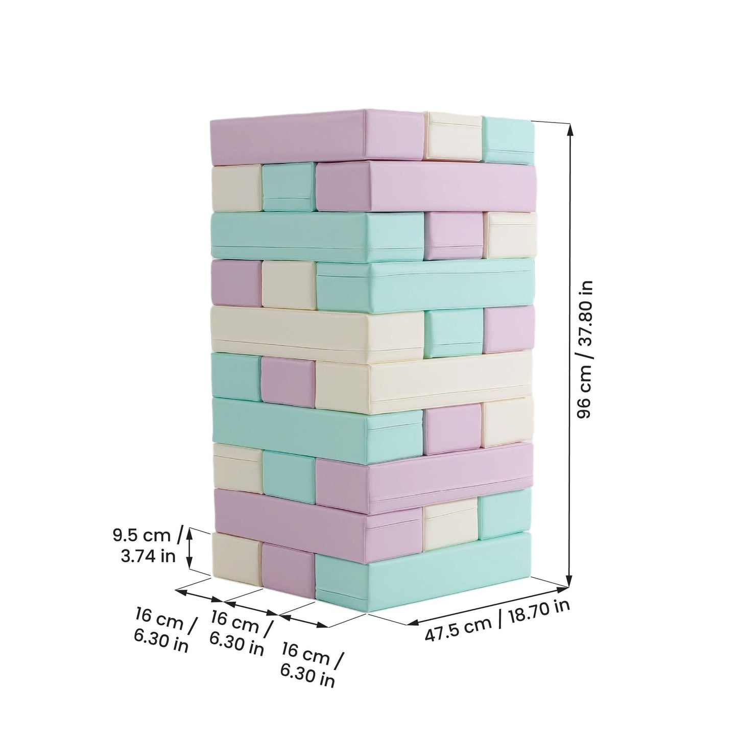 Soft Play Tumbling Tower – MEGA Jenga
