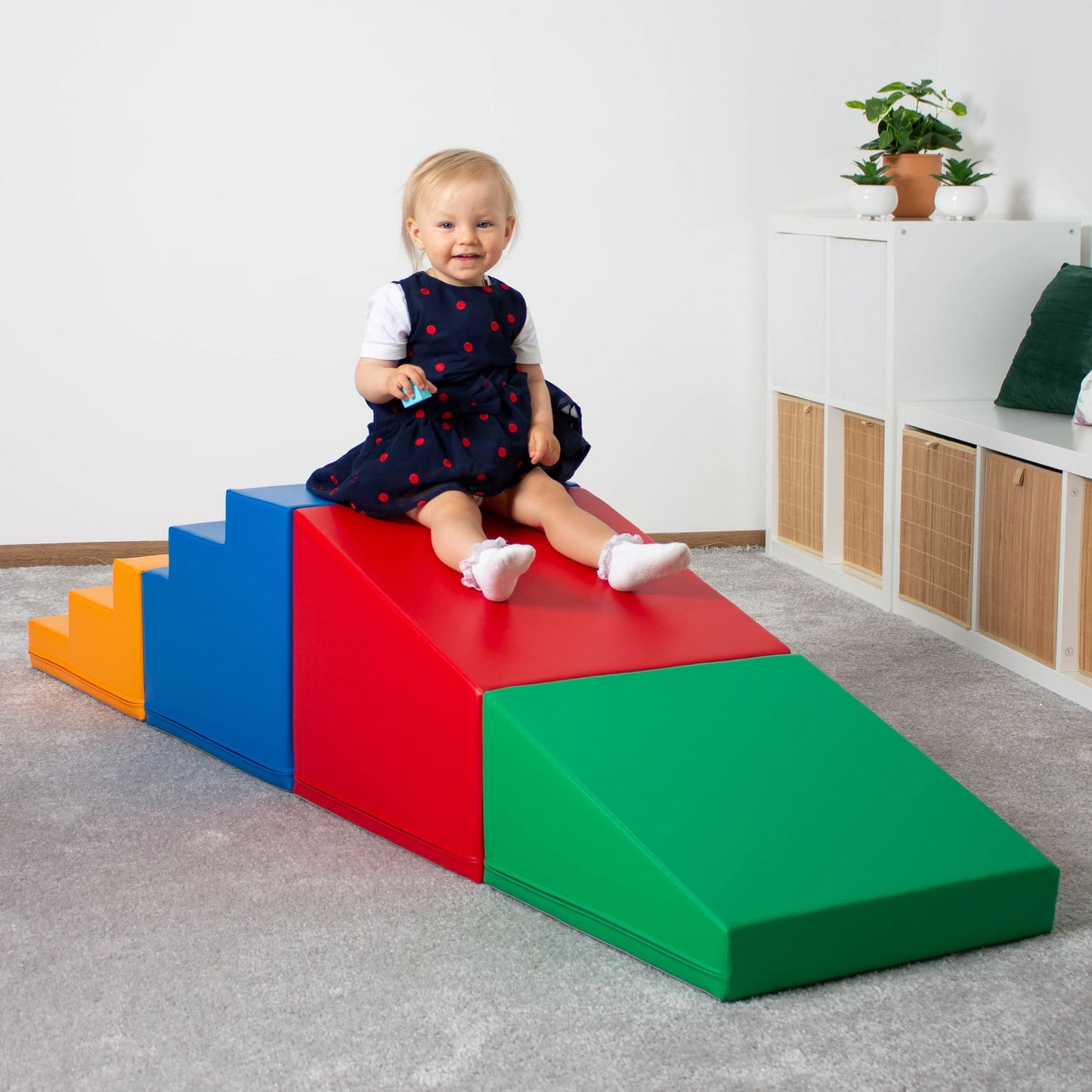 Soft Play komplekts ar kāpnēm un slidkalniņu - Transformers