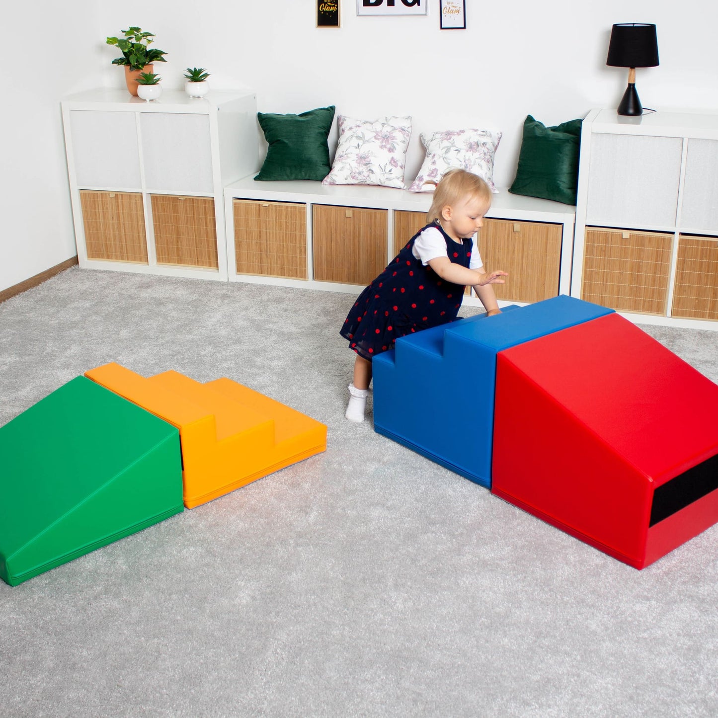 Soft Play komplekts ar kāpnēm un slidkalniņu - Transformers