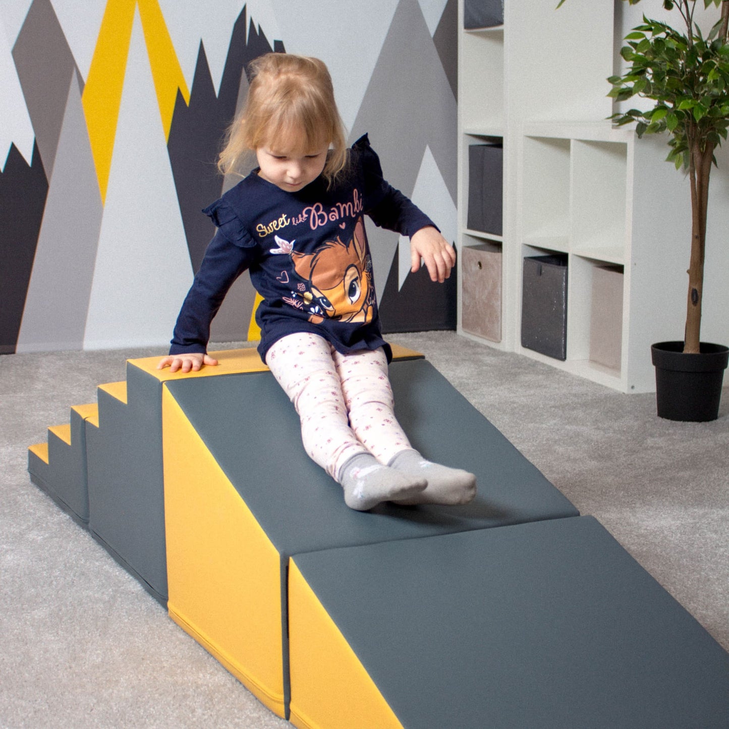 Soft Play komplekts ar kāpnēm un slidkalniņu - Transformers