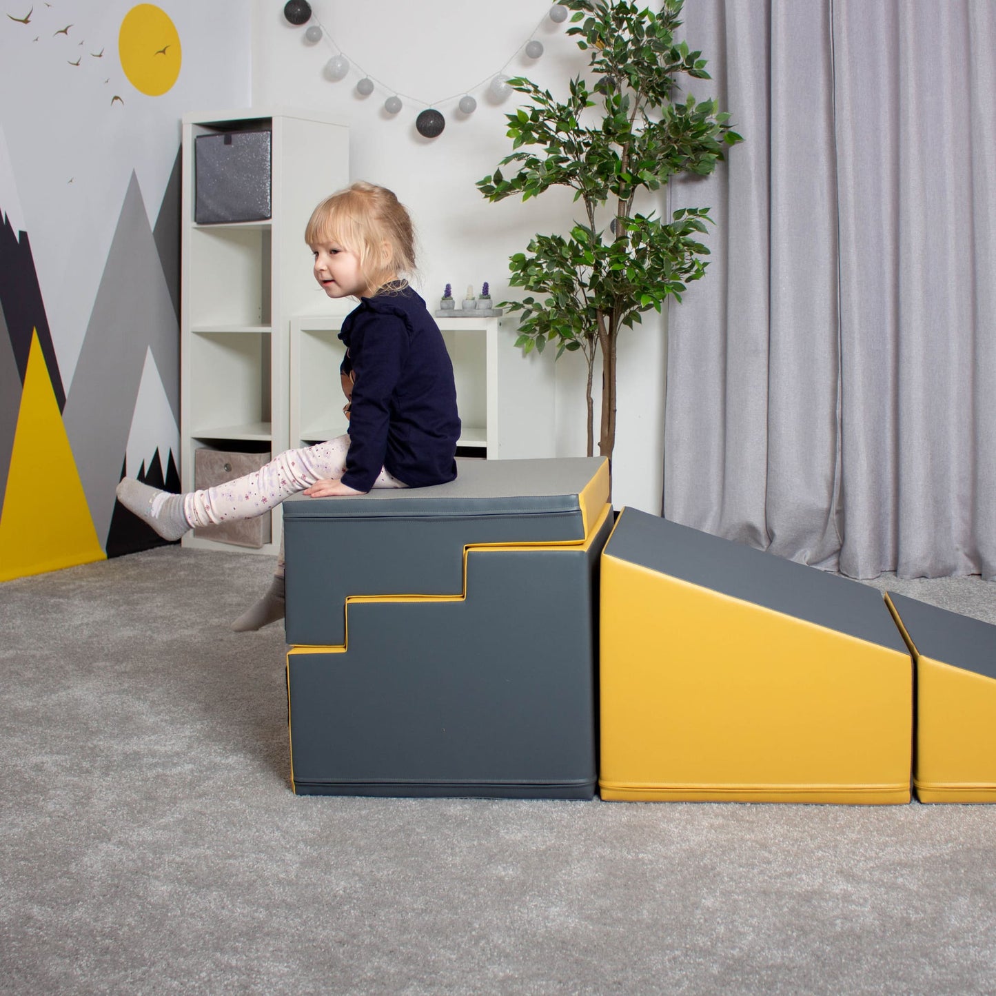 Soft Play komplekts ar kāpnēm un slidkalniņu - Transformers