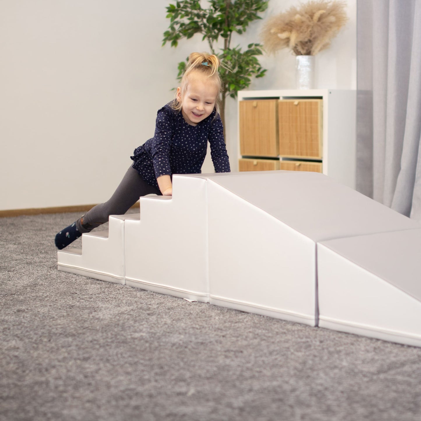 4 Piece Soft Play Step and Slide Set - Transformer