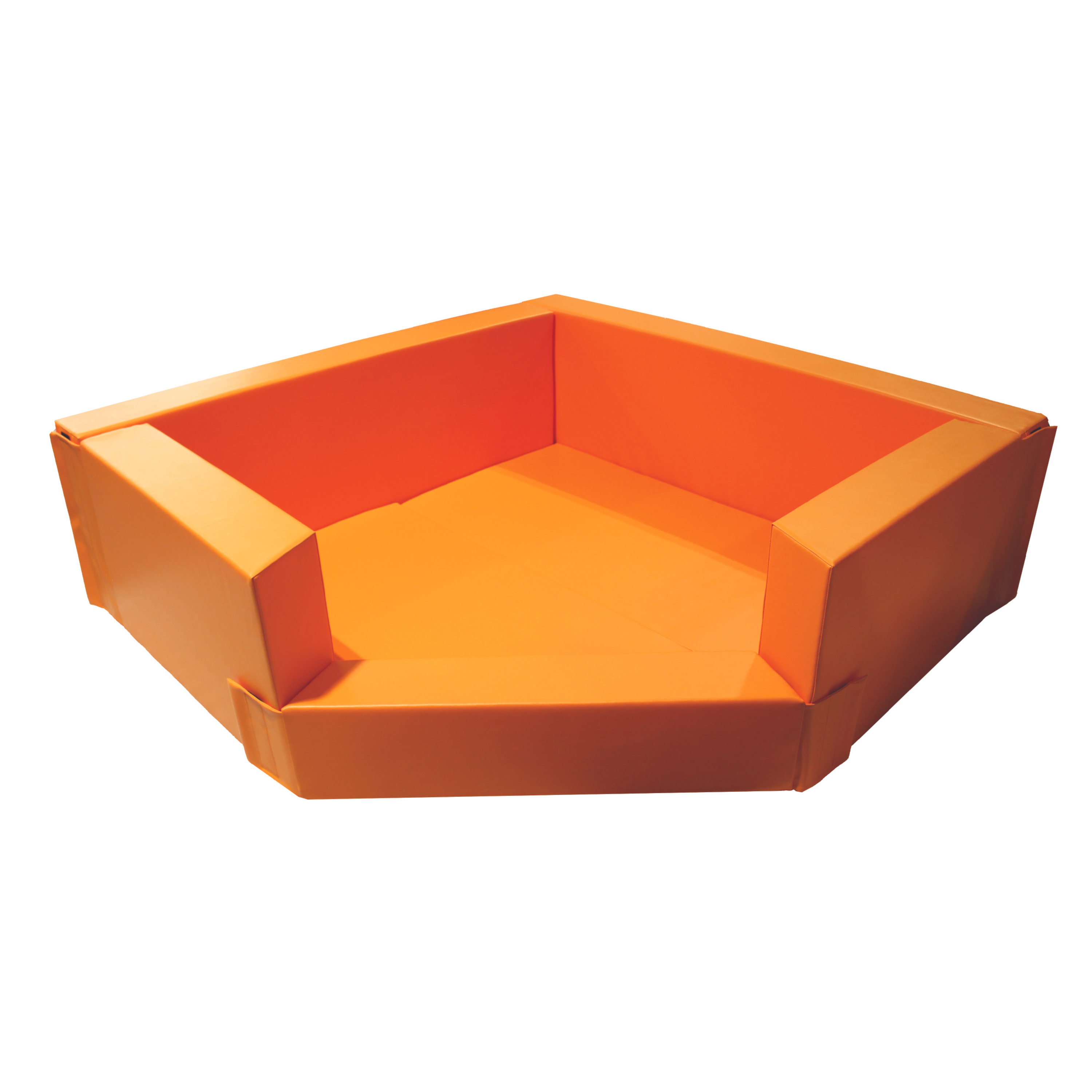 Orange custom ball pit for soft play