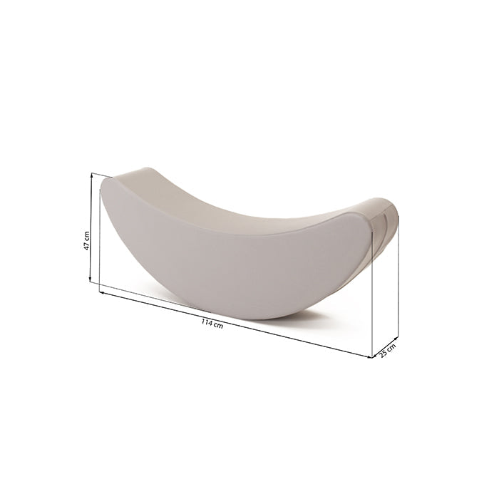 Grey IGLU banana rocker foam block measurements