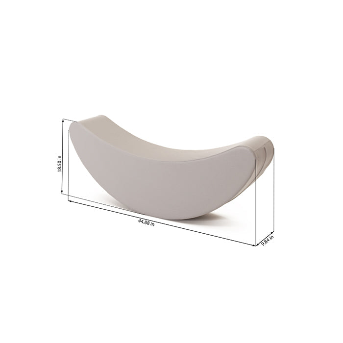 Grey IGLU banana rocker foam block measurements