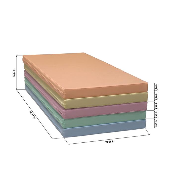 5 pastel color mattress set