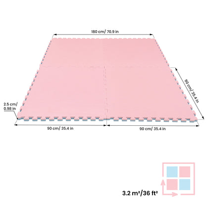 Large Foam Puzzle Mat 4pcs