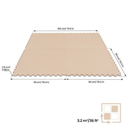 Large Foam Puzzle Mat 4pcs