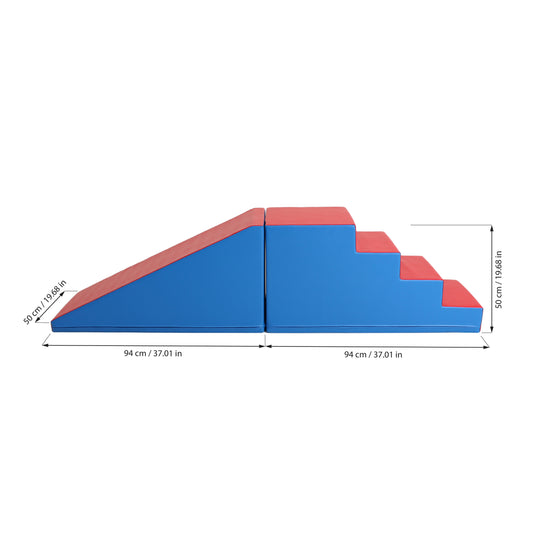 Assortiment de marches et de toboggan en mousse - Mega Fun Slider