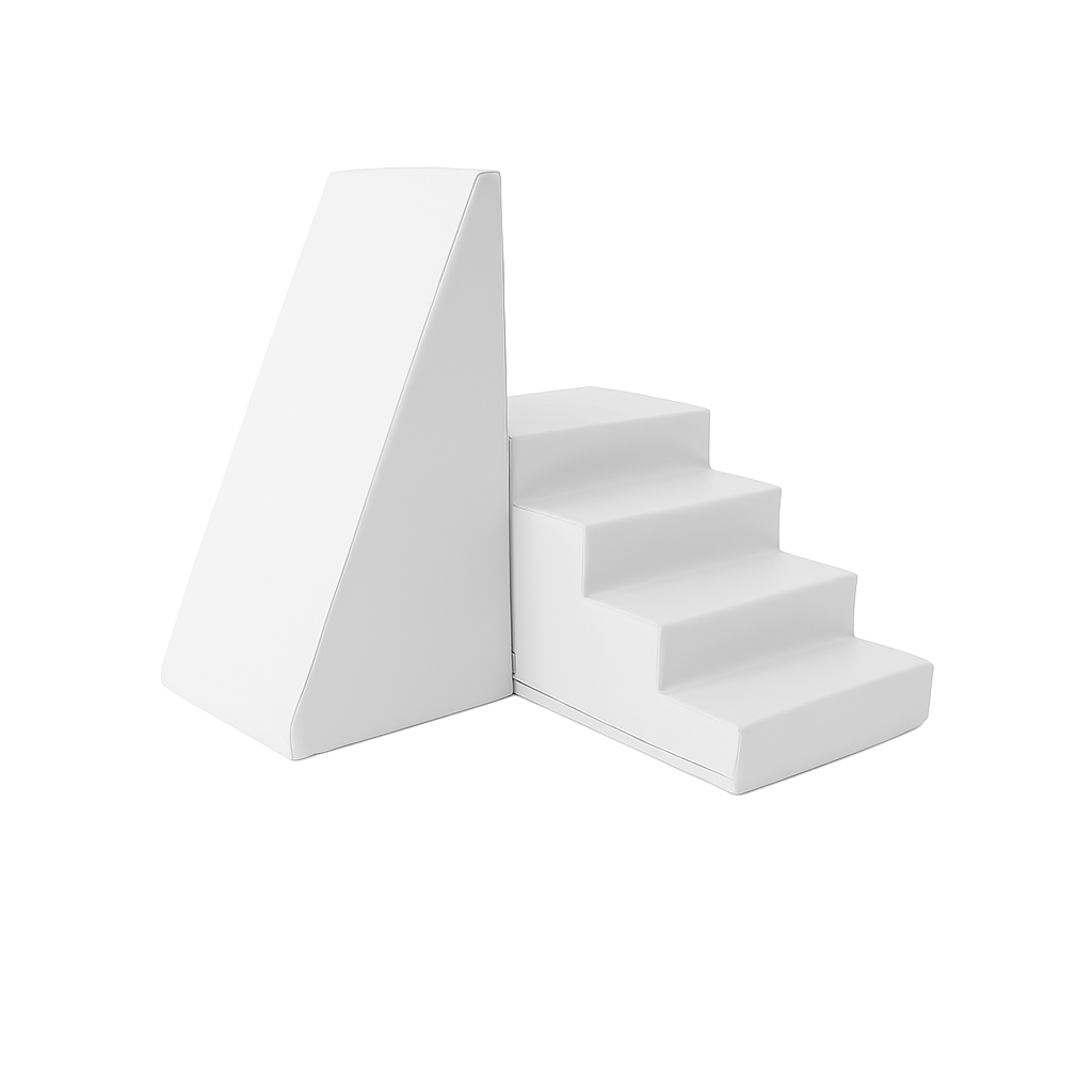 Soft Play komplekts ar kāpnēm un slidkalniņu – Mega Fun Slider