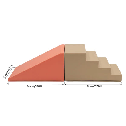 Soft Play Step and Slide Set - Mega Fun Slider