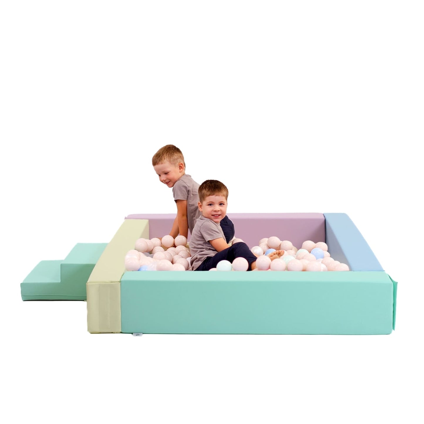 Soft Play Bundle - Ball Pit with a Wedge and Steps