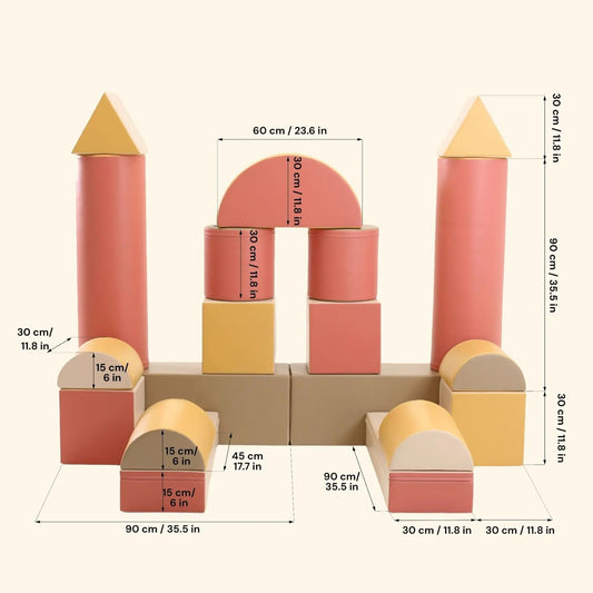 Assortiment de jeu en mousse - Fortress