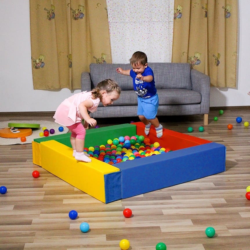 Soft Play Square Ball Pit - Ball Play Heaven