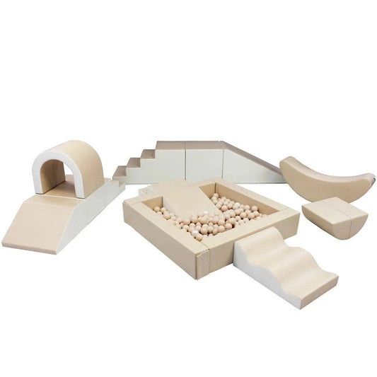 Soft Play Party Set Beige White