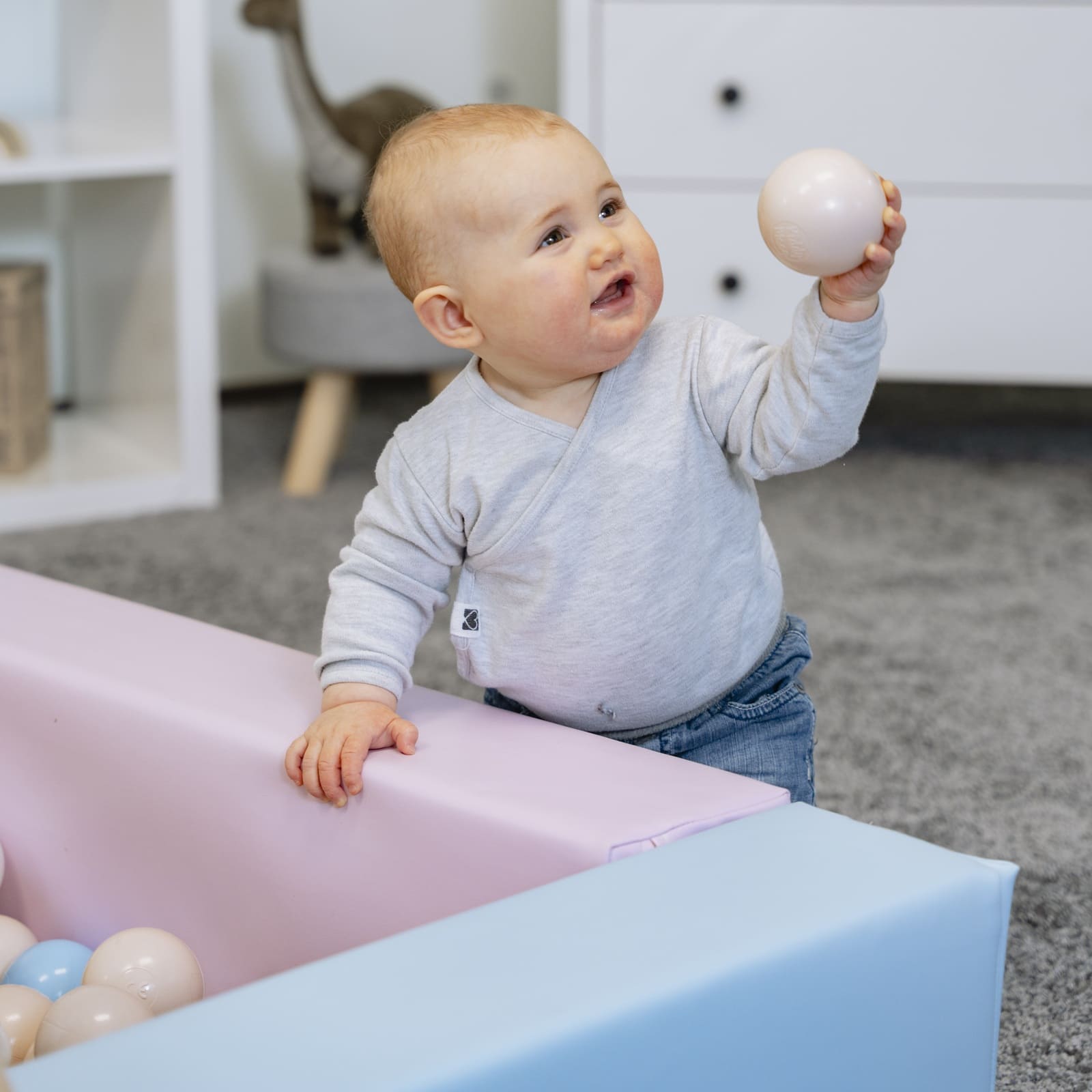 Soft baby ball pit on sale