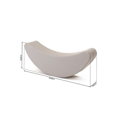 Grey IGLU banana rocker foam block measurements